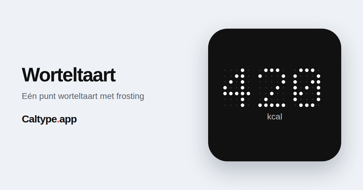 Delen: Worteltaart