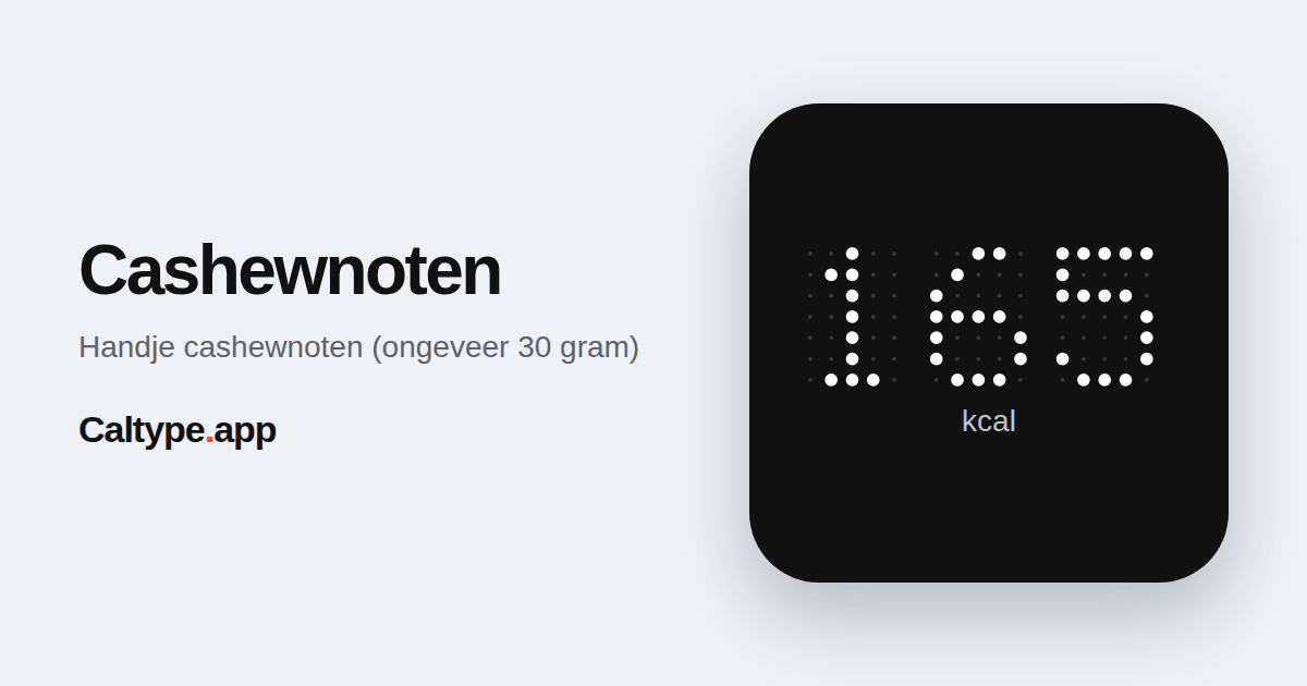 Delen: Cashewnoten