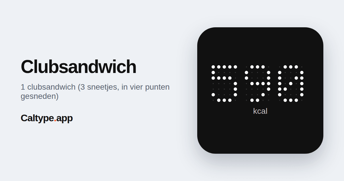 Delen: Clubsandwich
