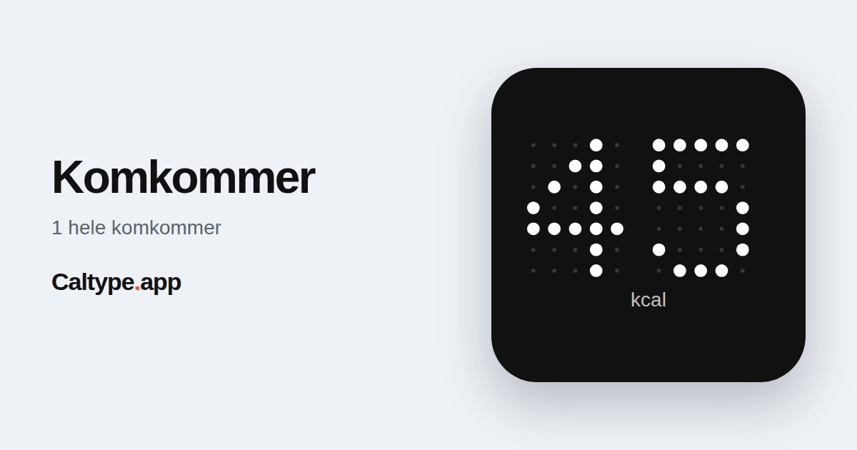 Delen: Komkommer
