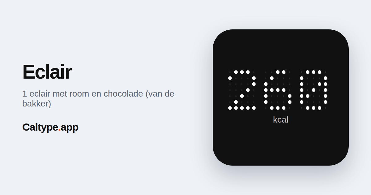 Delen: Eclair