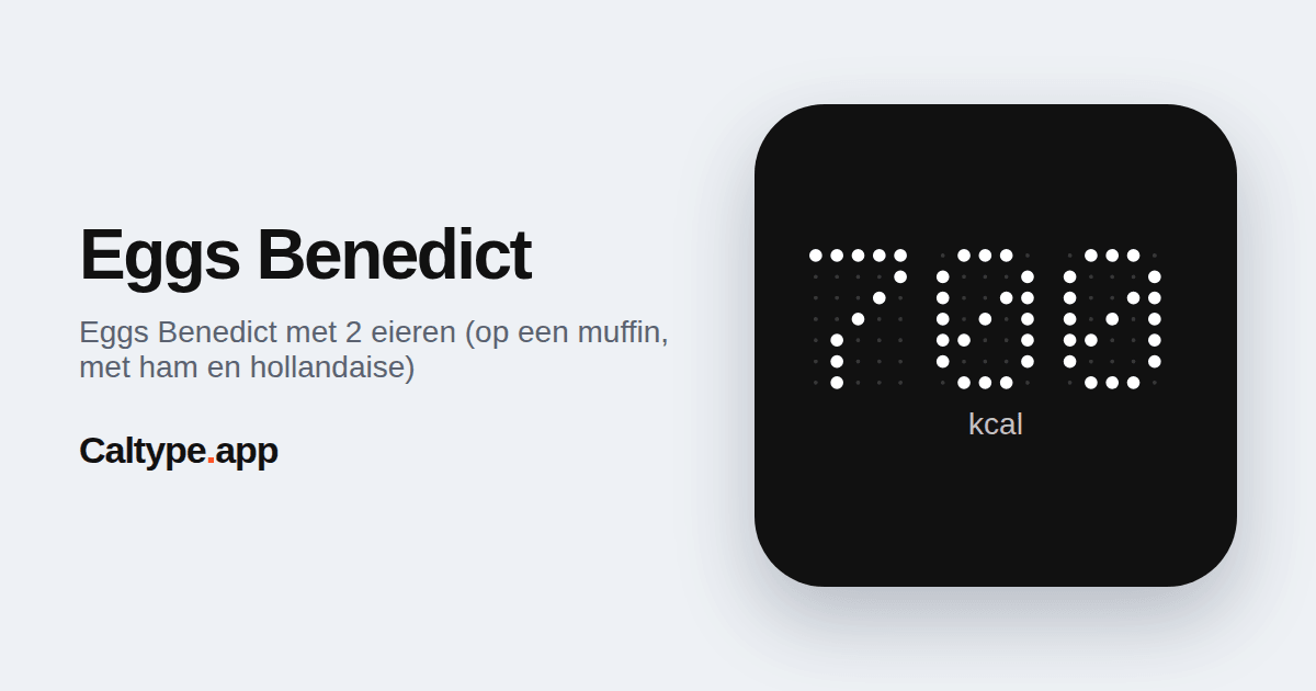 Delen: Eggs Benedict