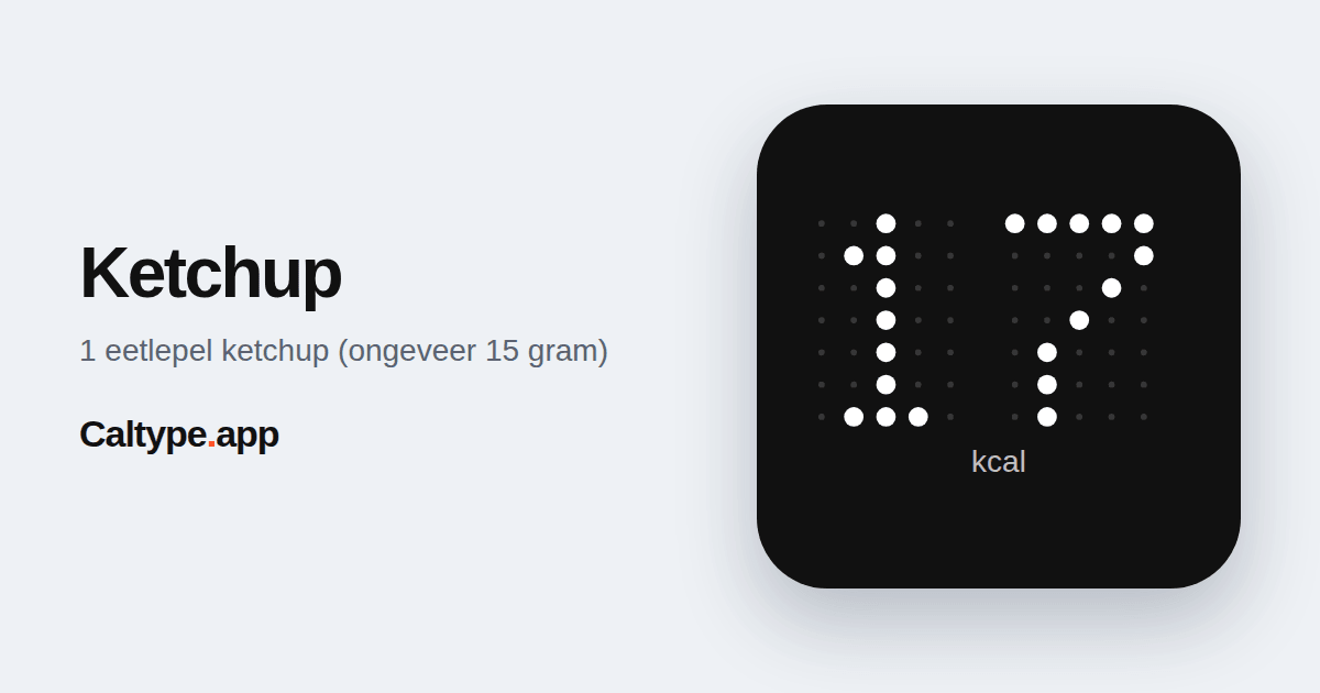 Delen: Ketchup