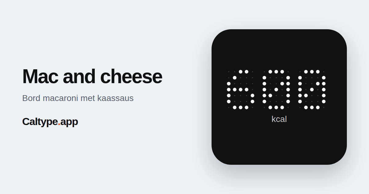 Delen: Mac and cheese