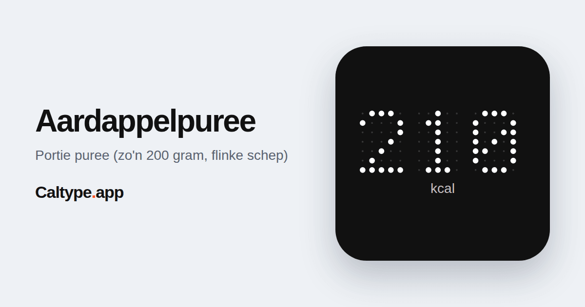 Delen: Aardappelpuree