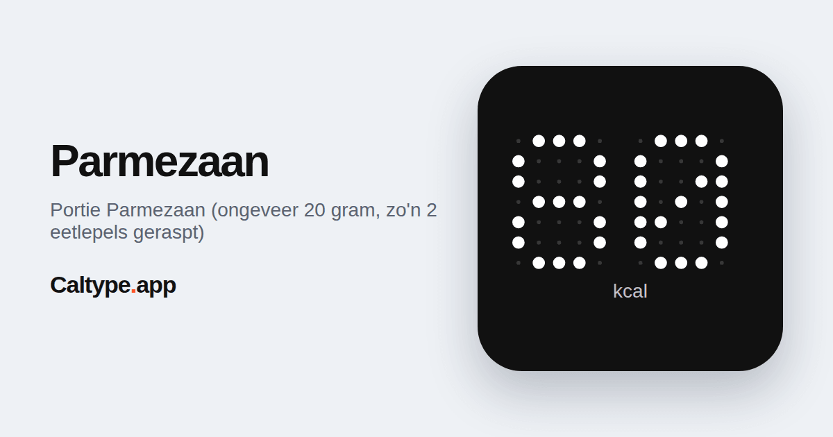 Delen: Parmezaan
