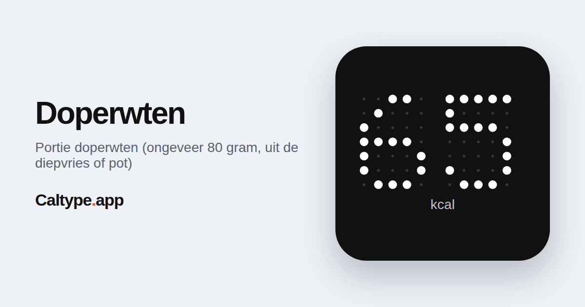 Delen: Doperwten