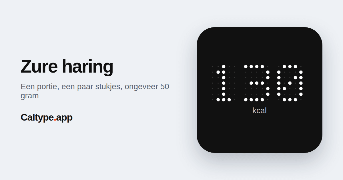 Delen: Zure haring
