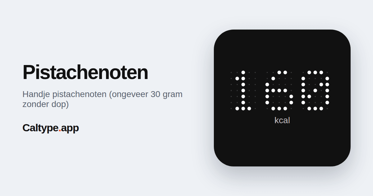 Delen: Pistachenoten