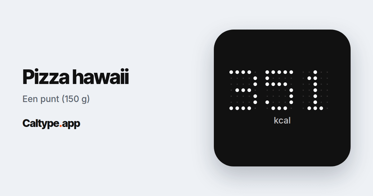 Delen: Pizza hawaii