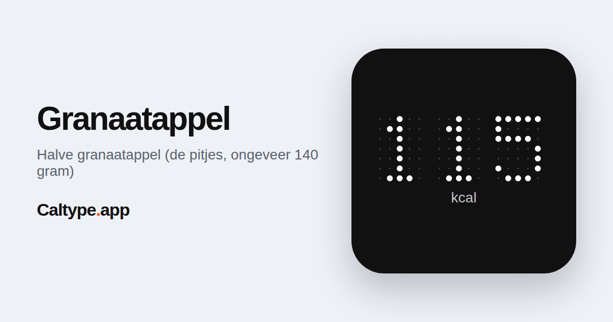 Delen: Granaatappel