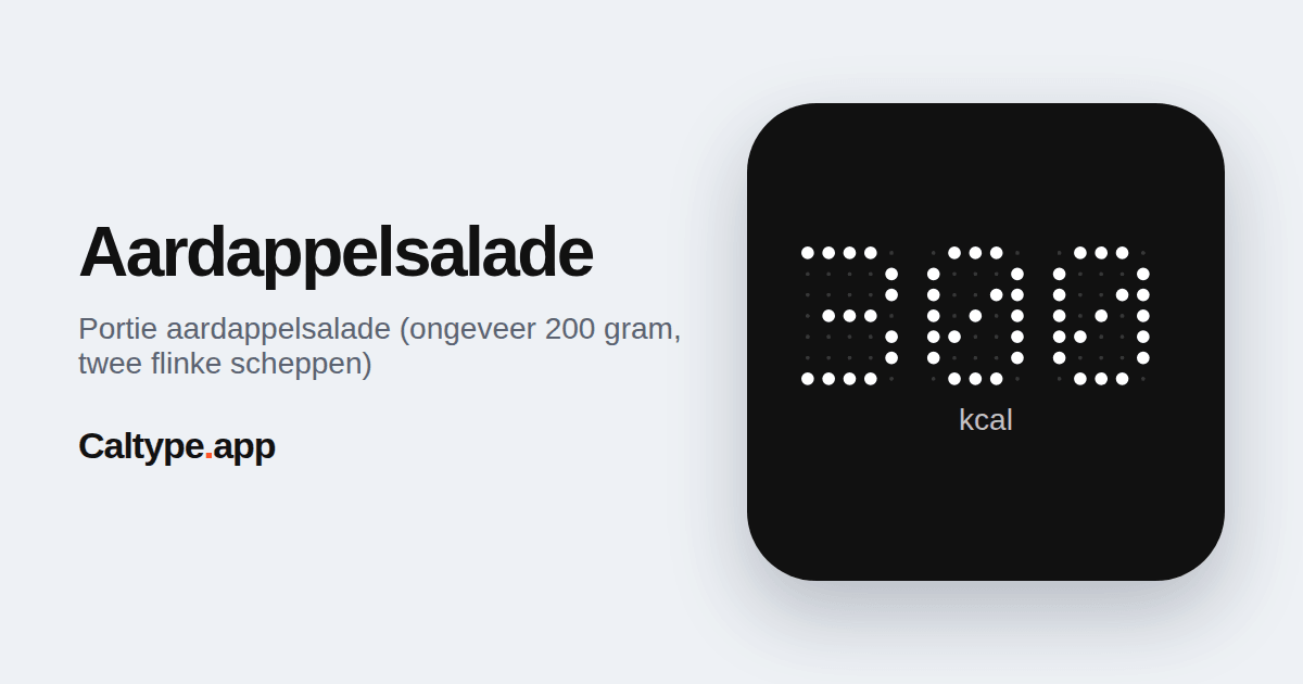 Delen: Aardappelsalade