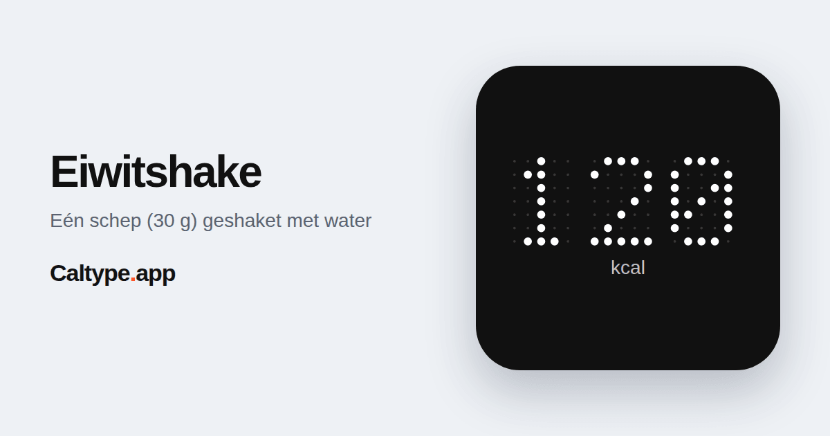 Delen: Eiwitshake