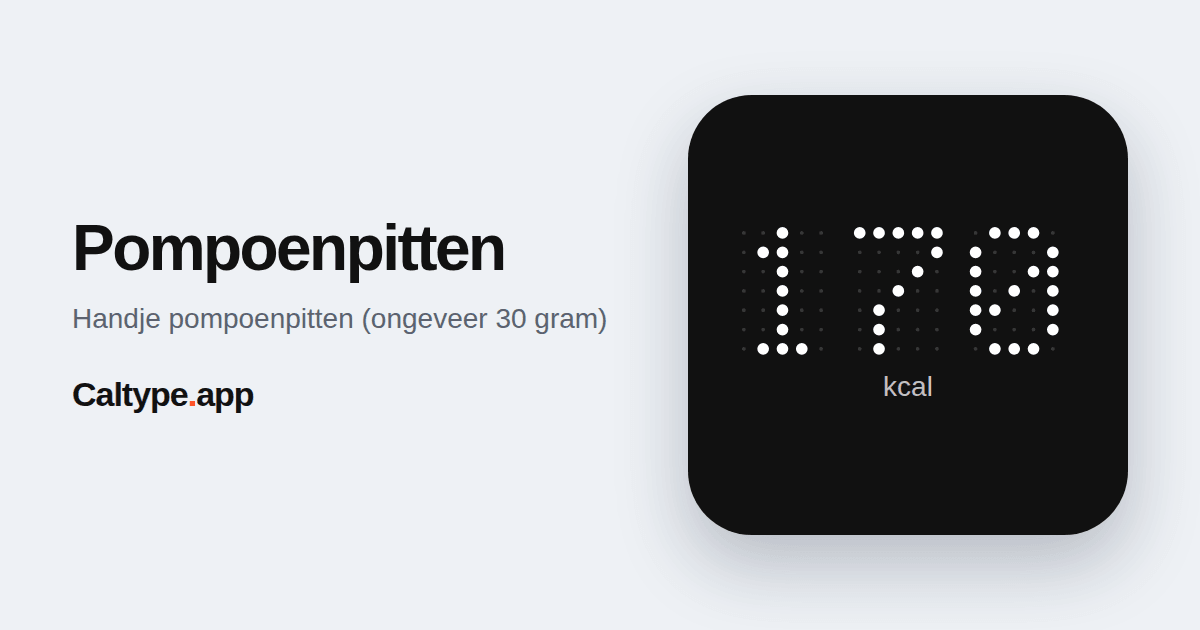 Delen: Pompoenpitten