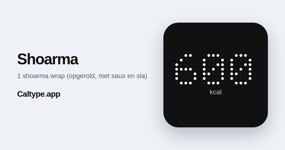 Delen: Shoarma