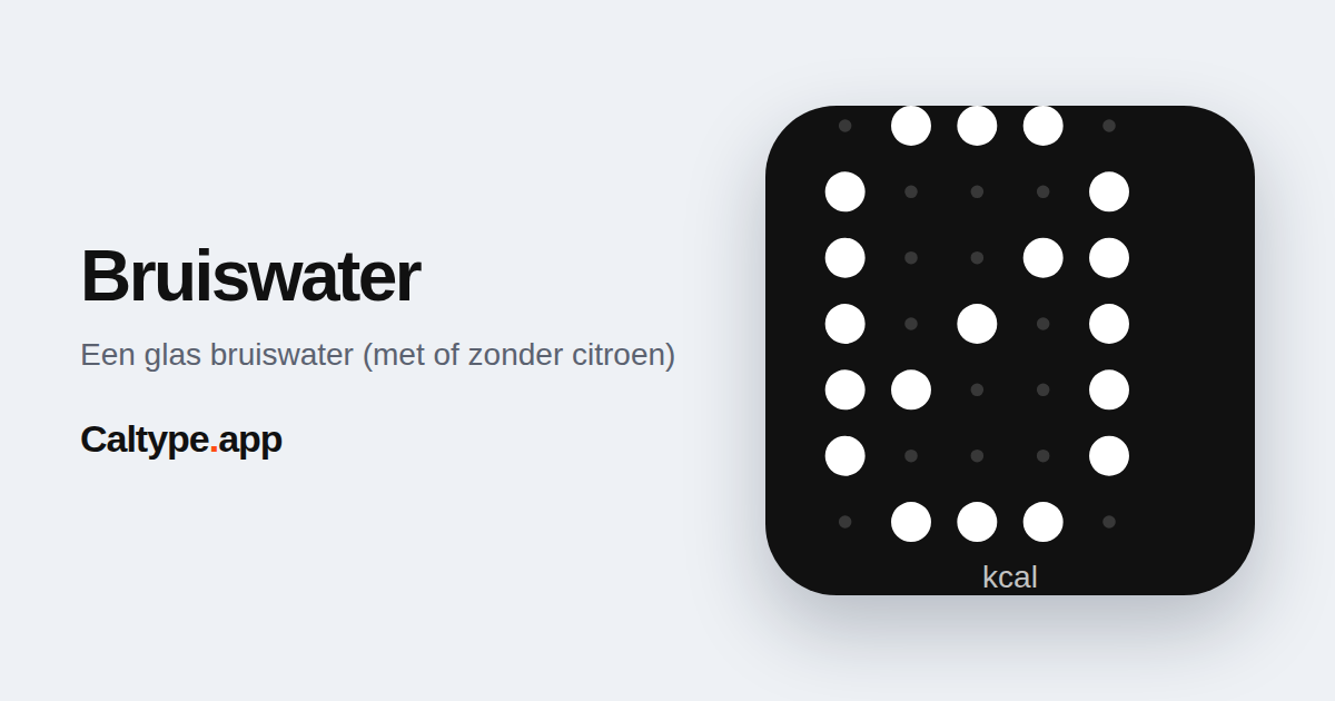 Delen: Bruiswater