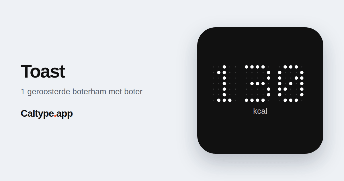 Delen: Toast
