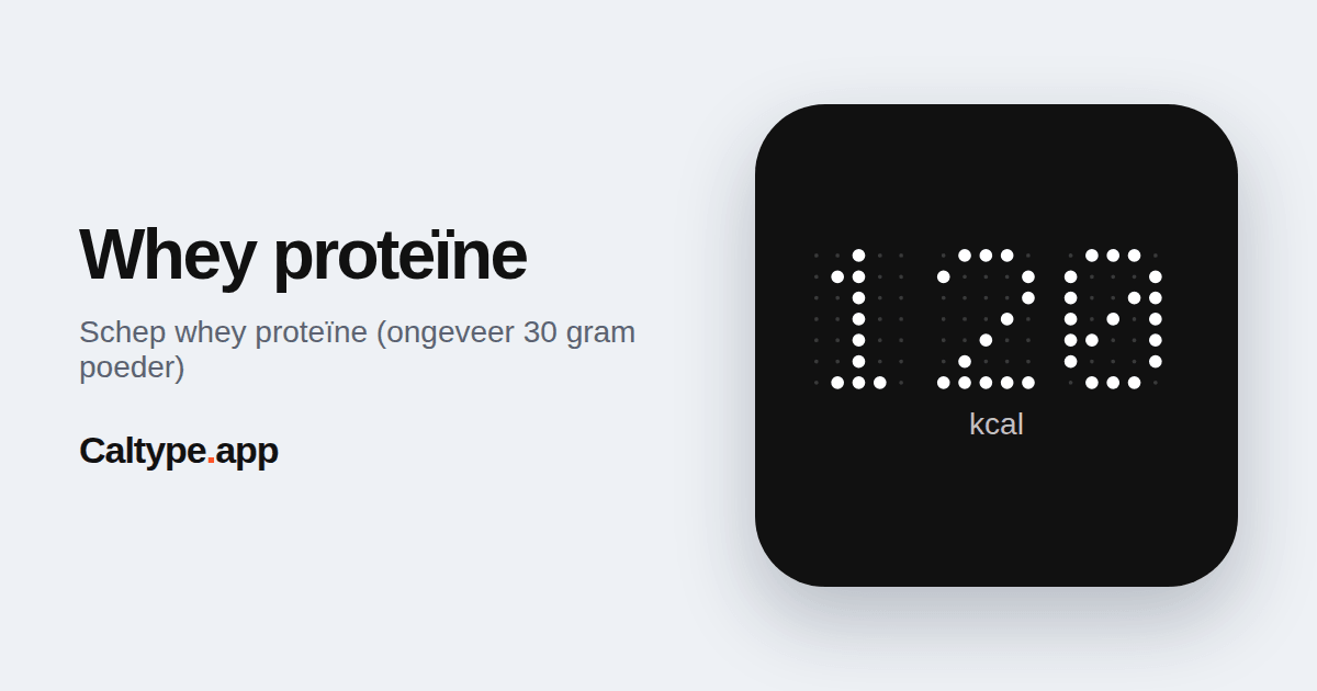 Delen: Whey proteïne