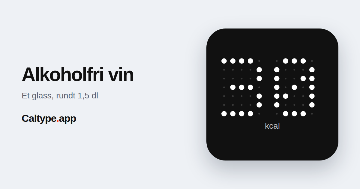 Del: Alkoholfri vin