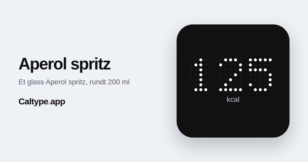 Del: Aperol spritz