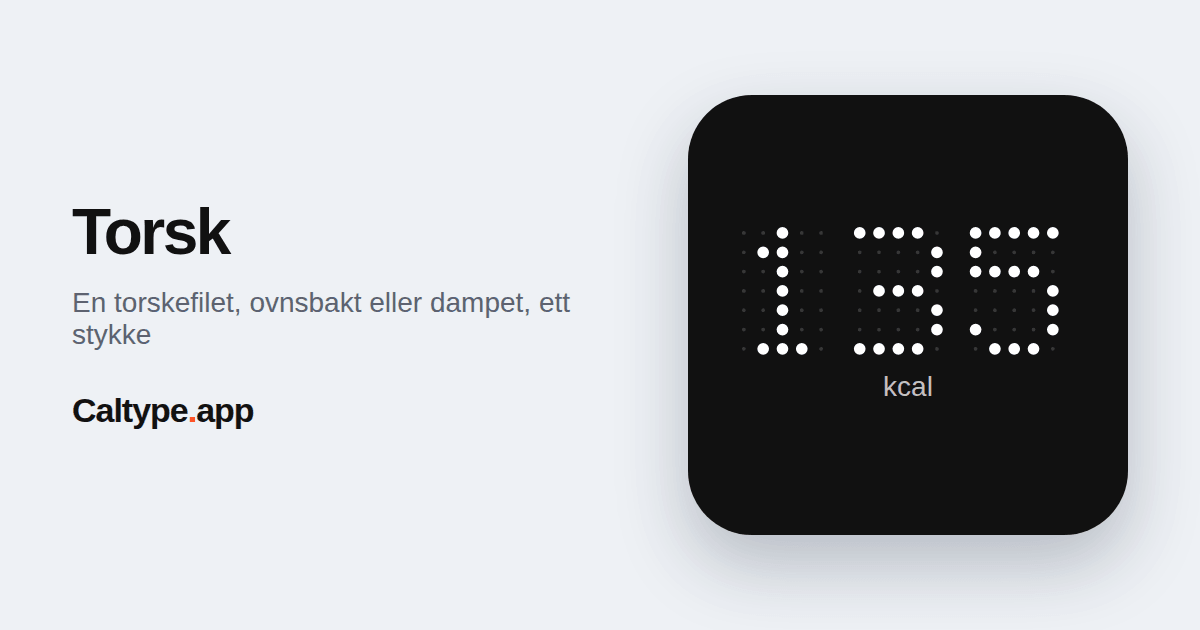 Del: Torsk