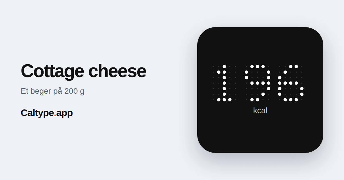 Del: Cottage cheese