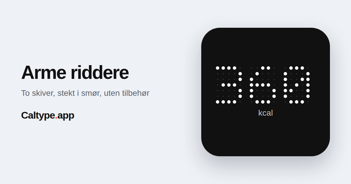 Del: Arme riddere