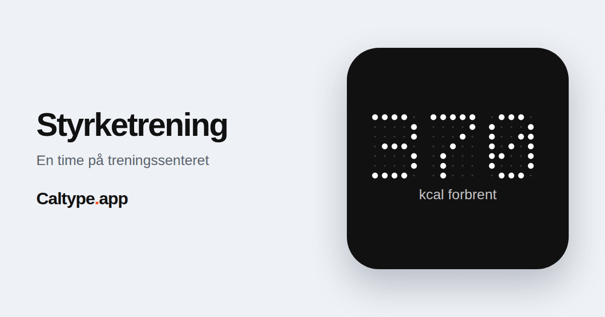 Del: Styrketrening