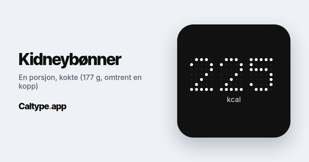 Del: Kidneybønner