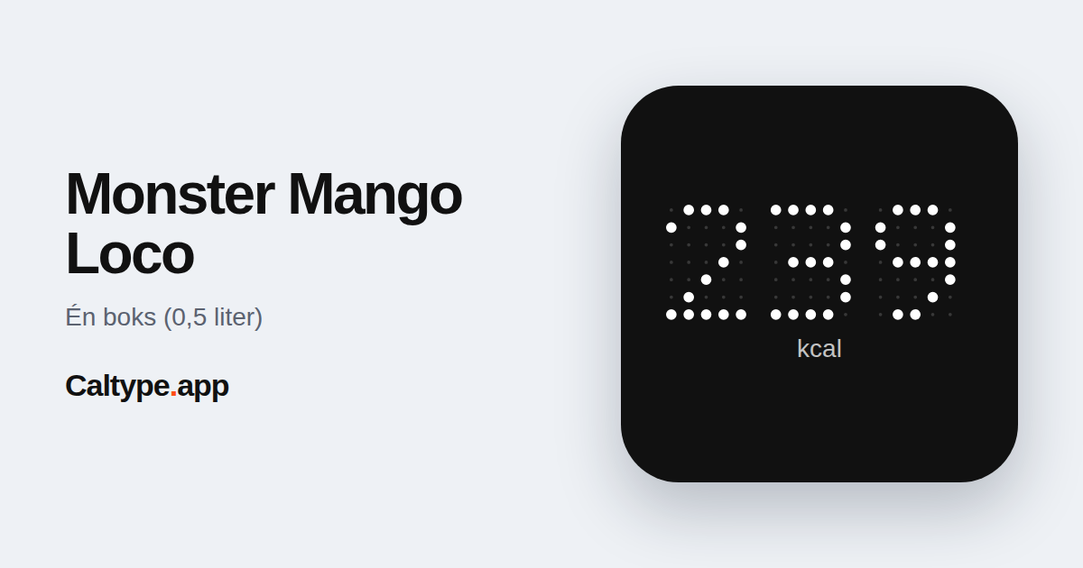 Del: Monster Mango Loco