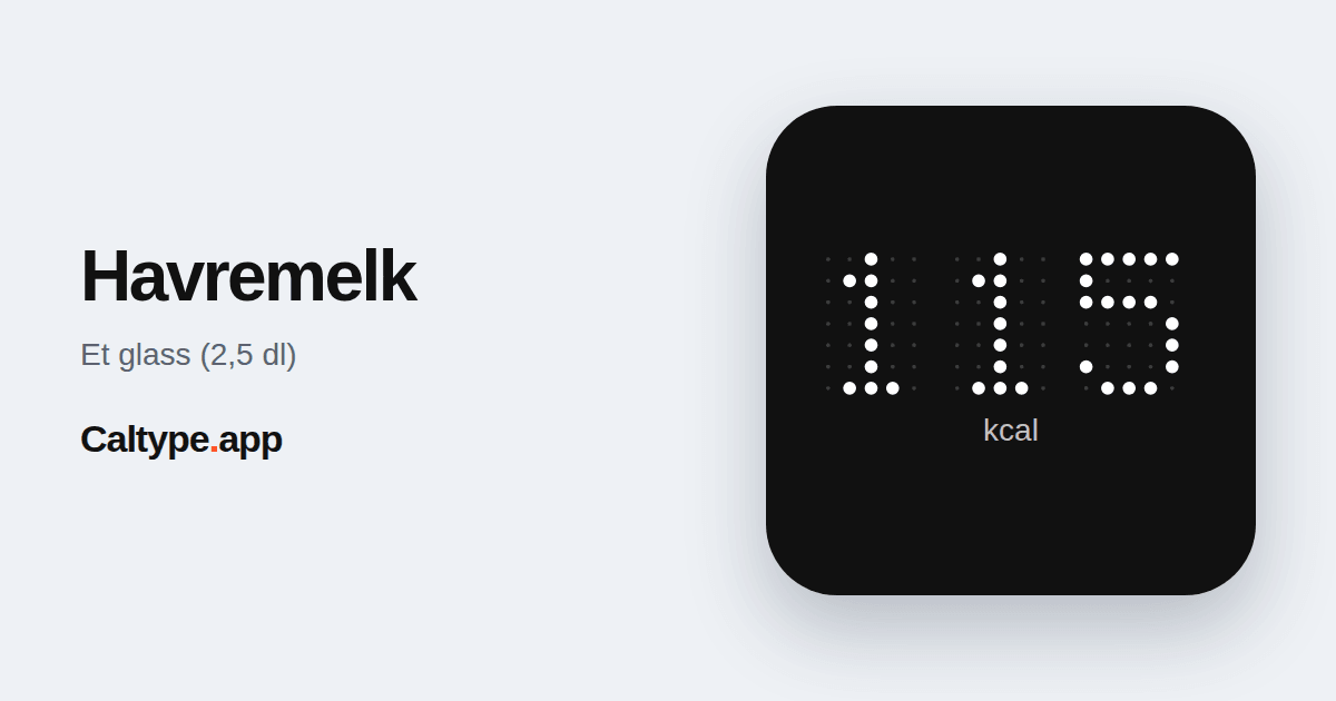 Del: Havremelk