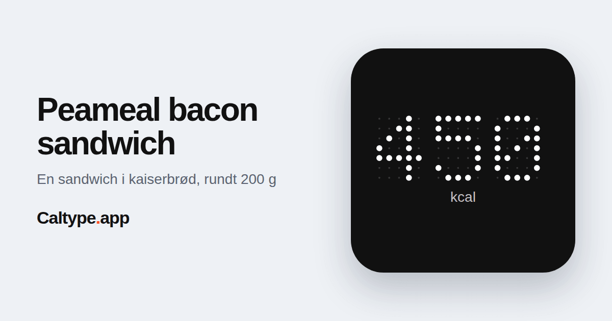 Del: Peameal bacon sandwich