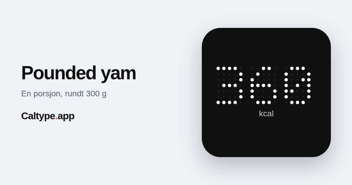 Del: Pounded yam