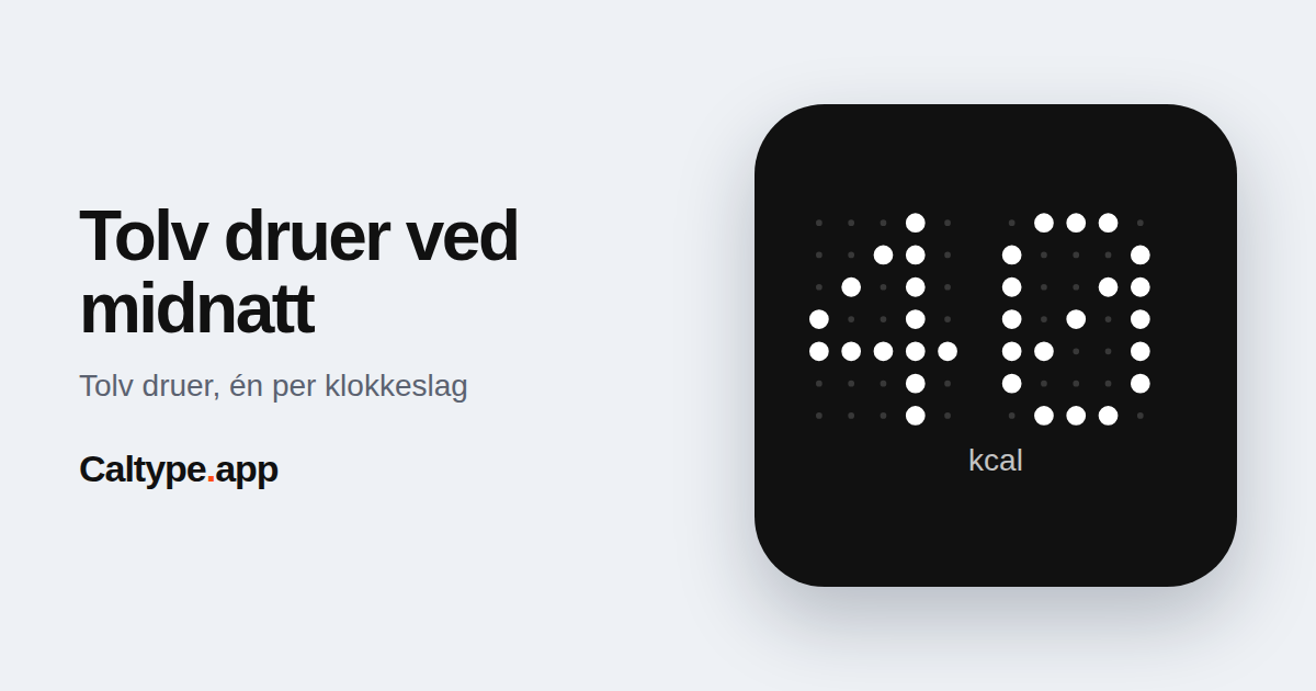 Del: Tolv druer ved midnatt
