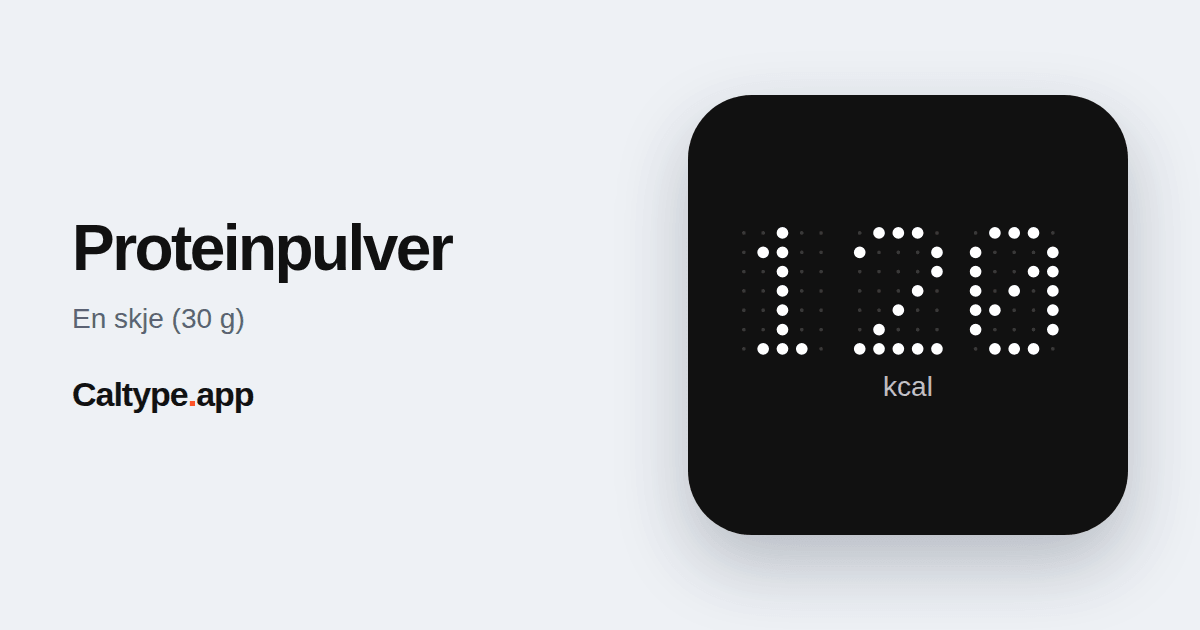 Del: Proteinpulver