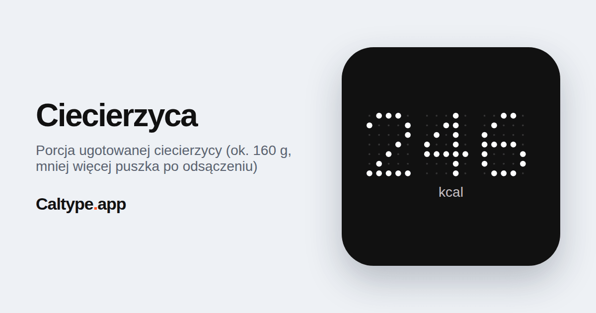 Udostępnij: Ciecierzyca