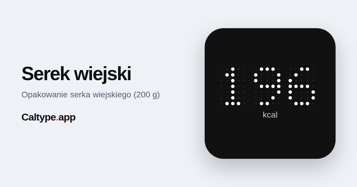 Udostępnij: Serek wiejski