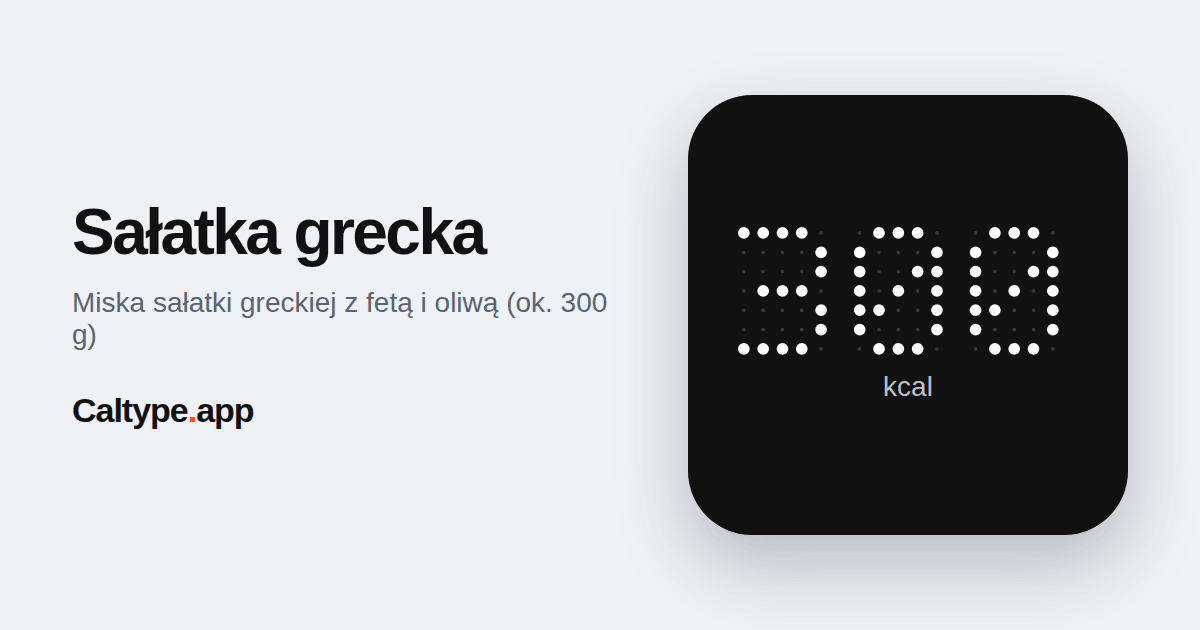 Udostępnij: Sałatka grecka