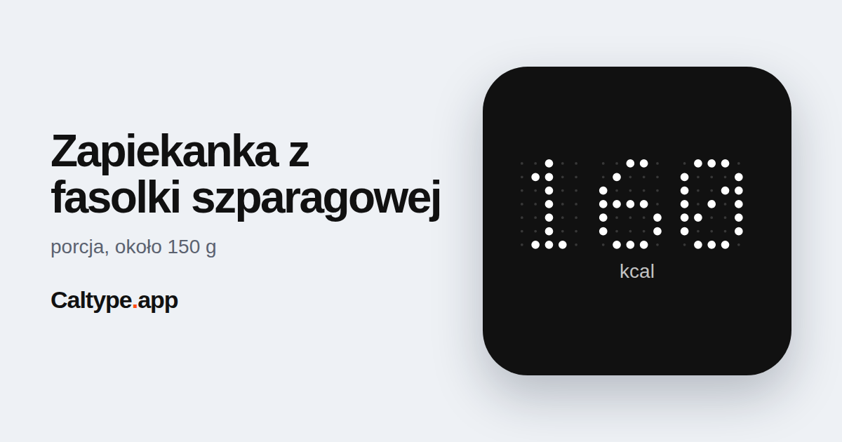 Udostępnij: Zapiekanka z fasolki szparagowej