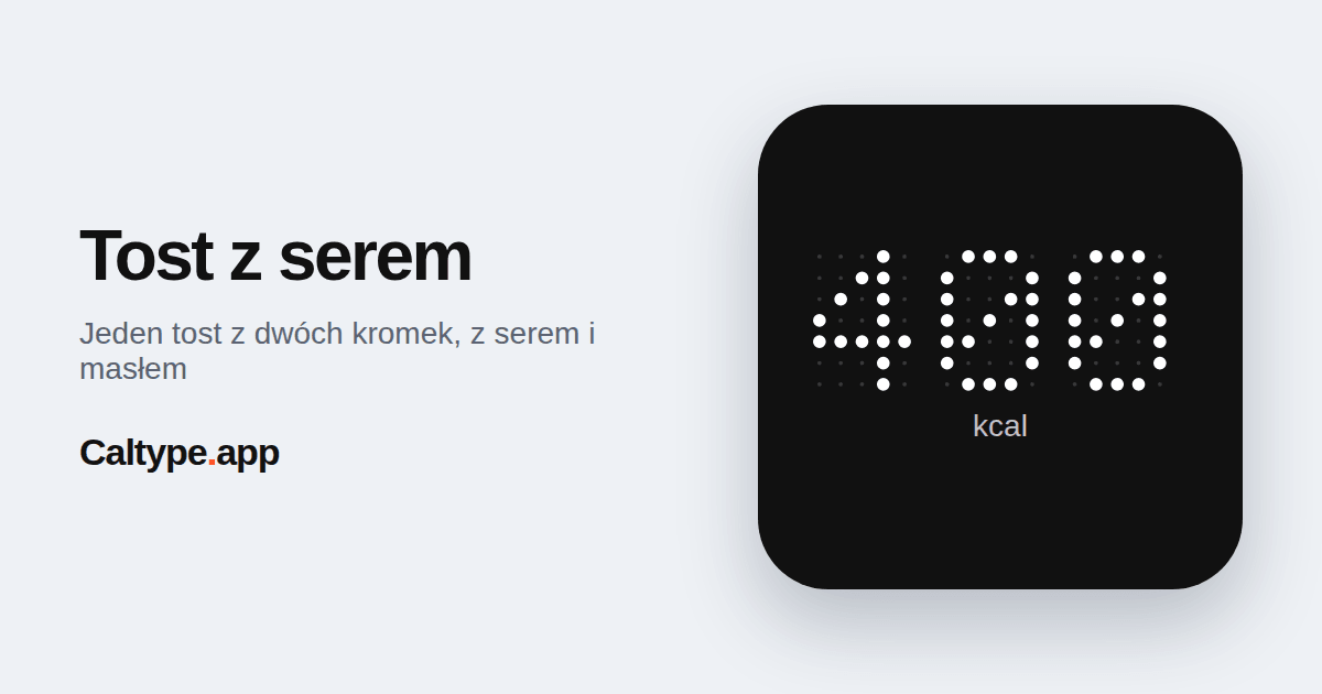 Udostępnij: Tost z serem