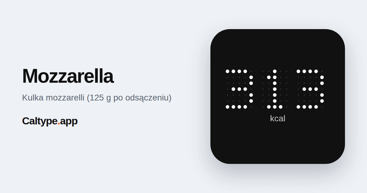 Udostępnij: Mozzarella