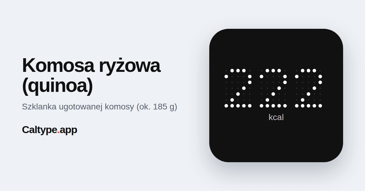 Udostępnij: Komosa ryżowa (quinoa)
