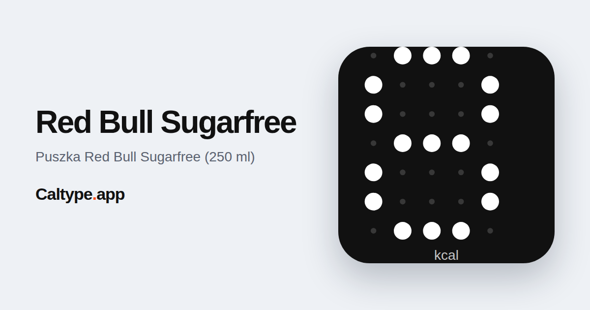 Udostępnij: Red Bull Sugarfree