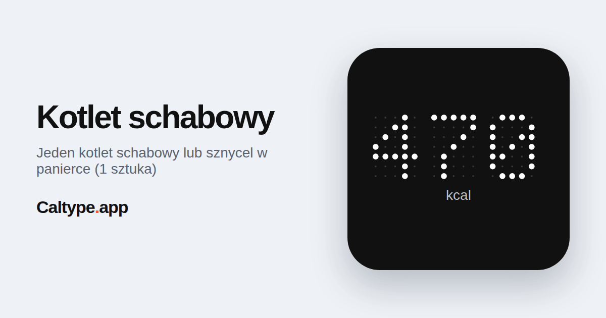 Udostępnij: Kotlet schabowy