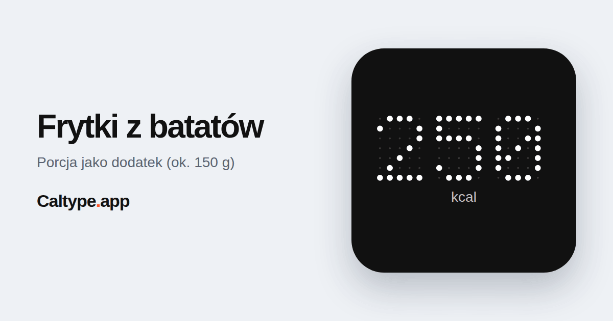Udostępnij: Frytki z batatów
