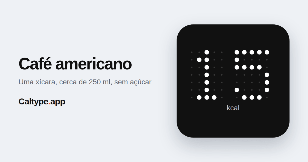Compartilhar: Café americano