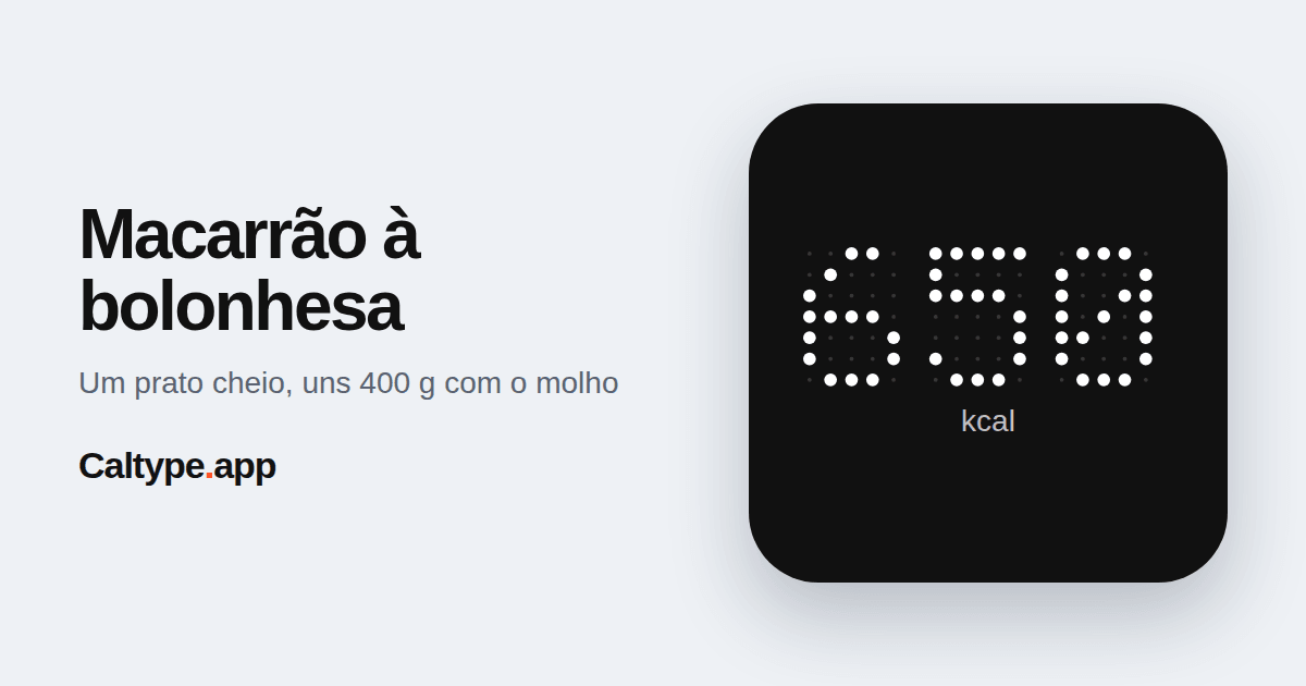 Compartilhar: Macarrão à bolonhesa