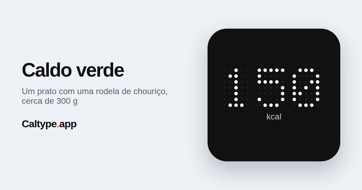 Compartilhar: Caldo verde