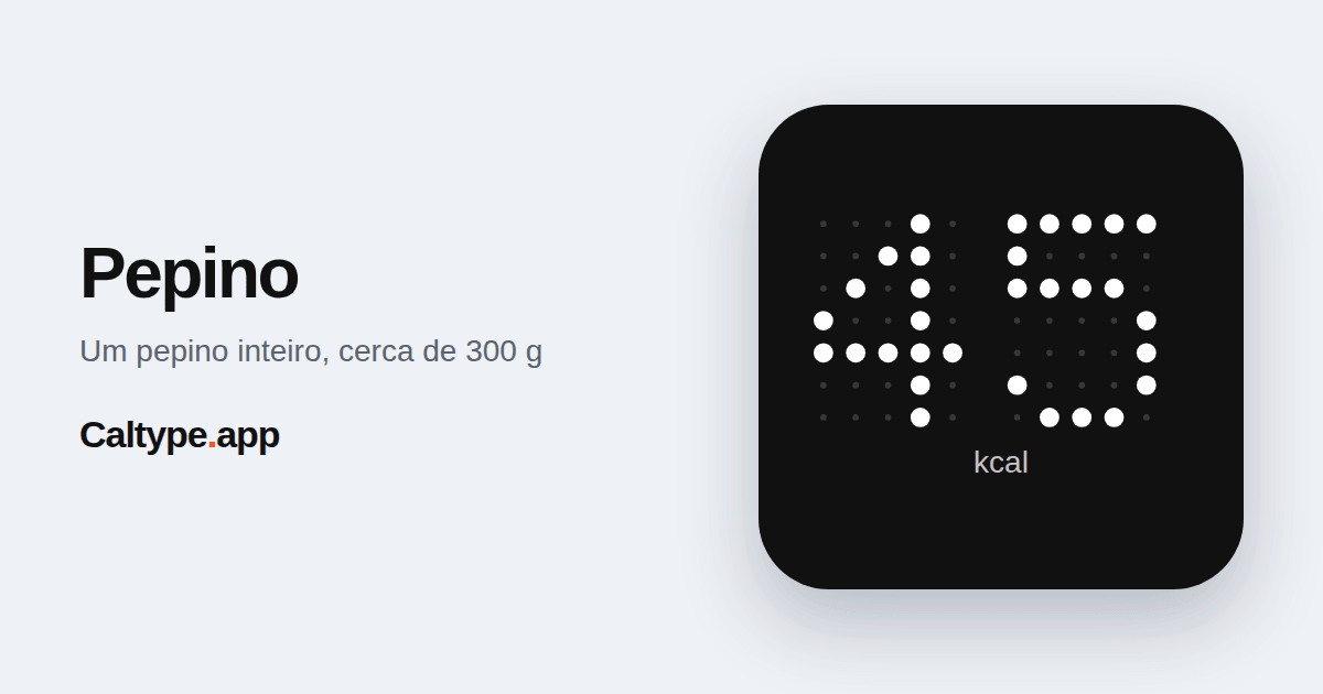 Compartilhar: Pepino