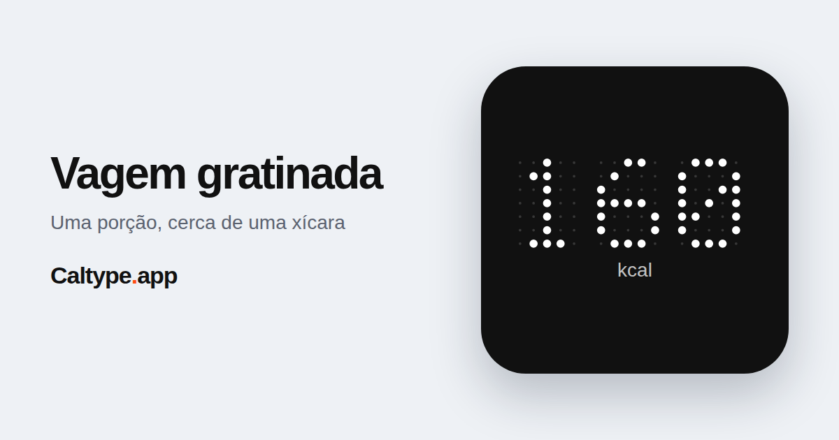 Compartilhar: Vagem gratinada